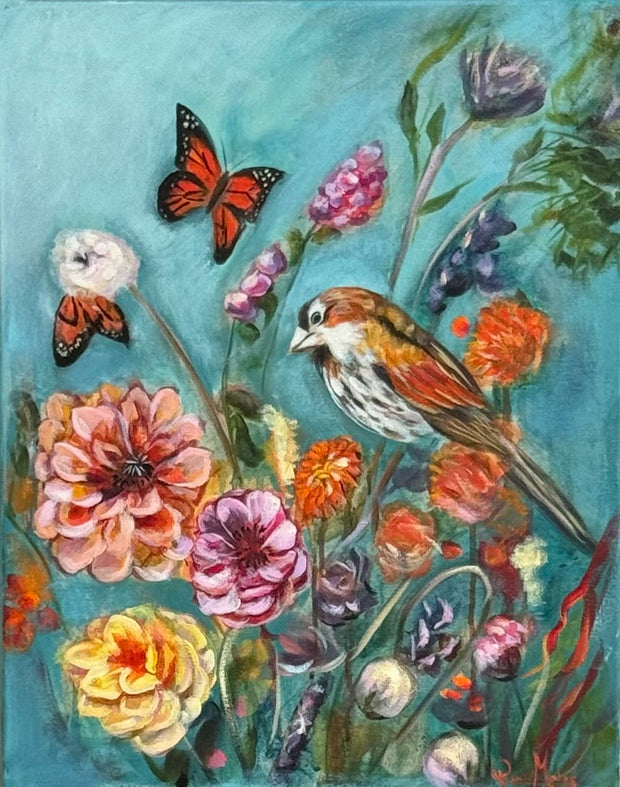 Birds Of Flowers