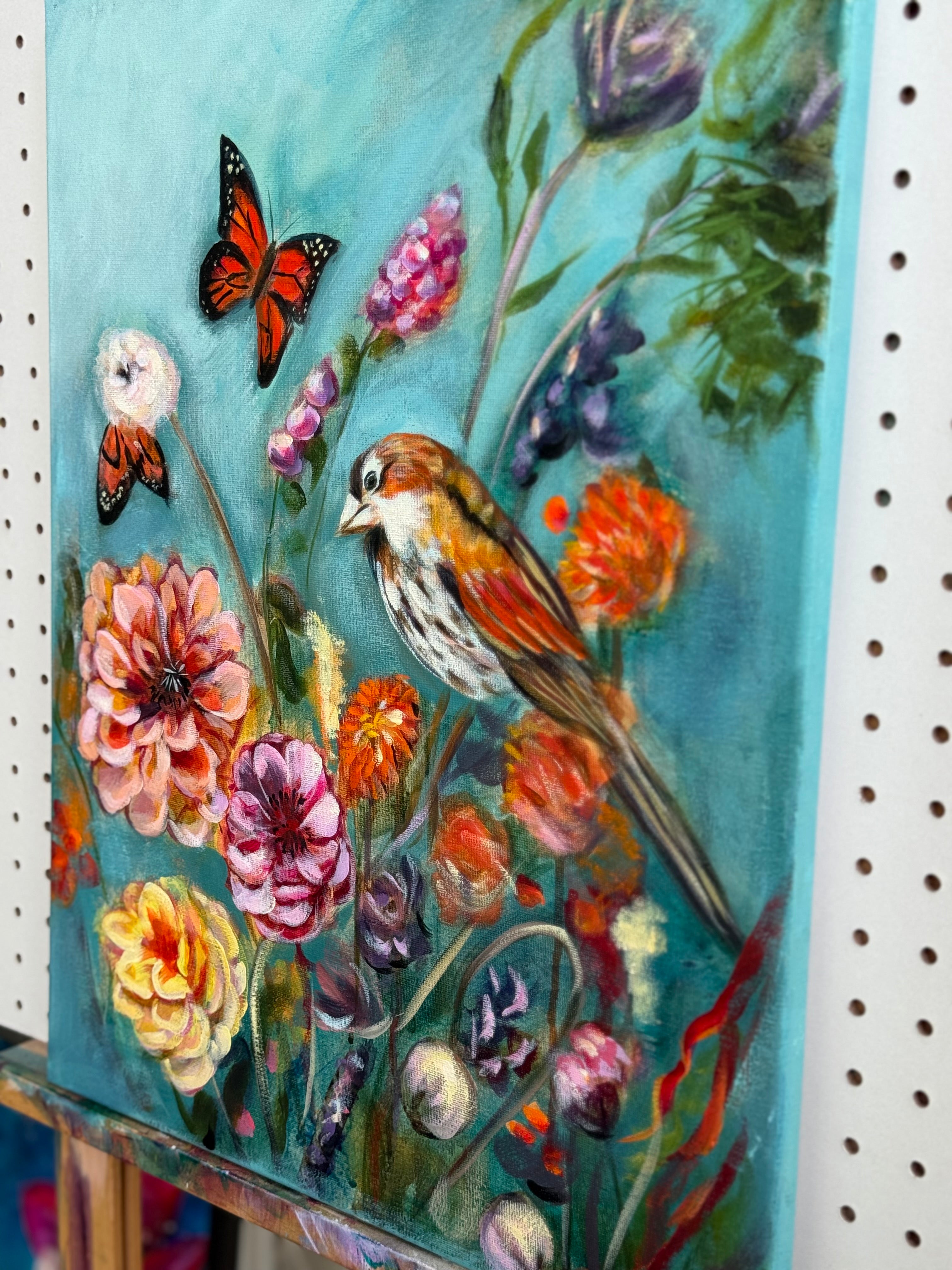 Birds Of Flowers